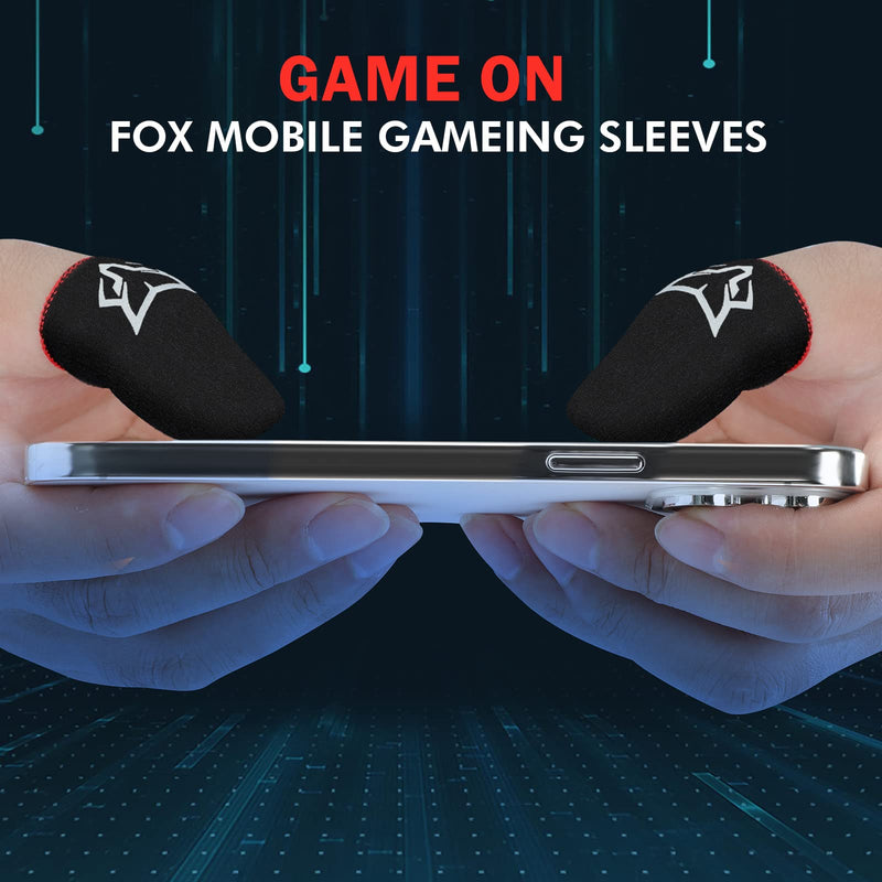 Mobile Phone Game Finger Sleeves [6pcs], Anti-Sweat Breathable,Gaming Sleeve,Thumbs Finger Gloves Cover Sleeve for League of Legend, PUBG, Rules of Survival, Knives Out (Black [Carbon Fibre]) Black [Carbon Fibre]