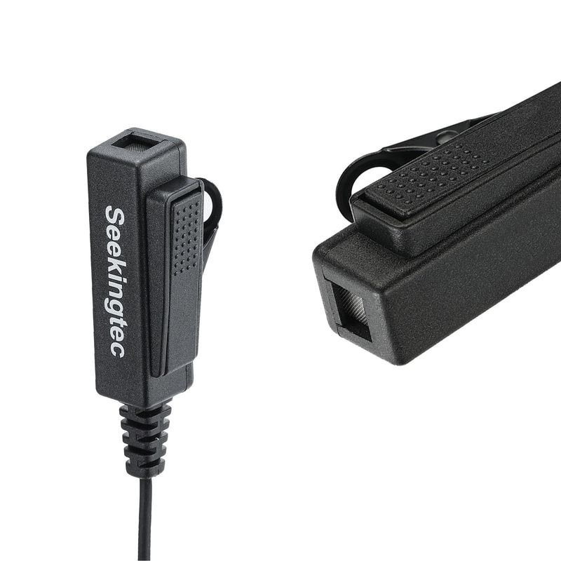 【2 Pack】 SL300 Earpiece Compatible with Motorola Walkie Talkie, SL7550 SL7580 SL7590 SL4000 SL3500e SL1K SL1M Radio Headset Mic PTT with Acoustic Tube +2 Earmolds+2 Eartips Motorola-SL300 2 Pack