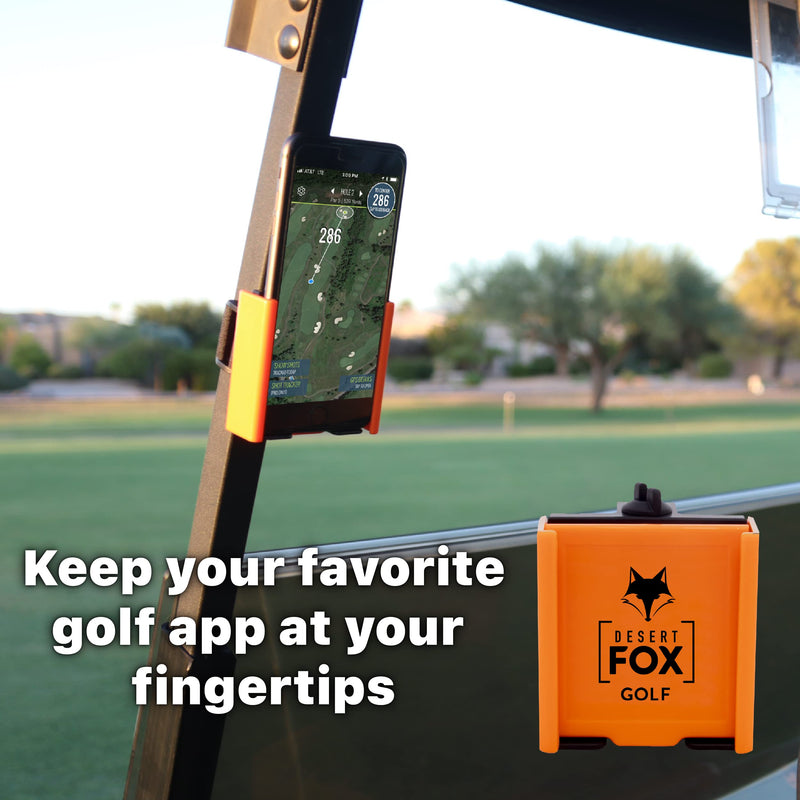 DESERT FOX GOLF Phone Caddy (Blue Line) Blue Line