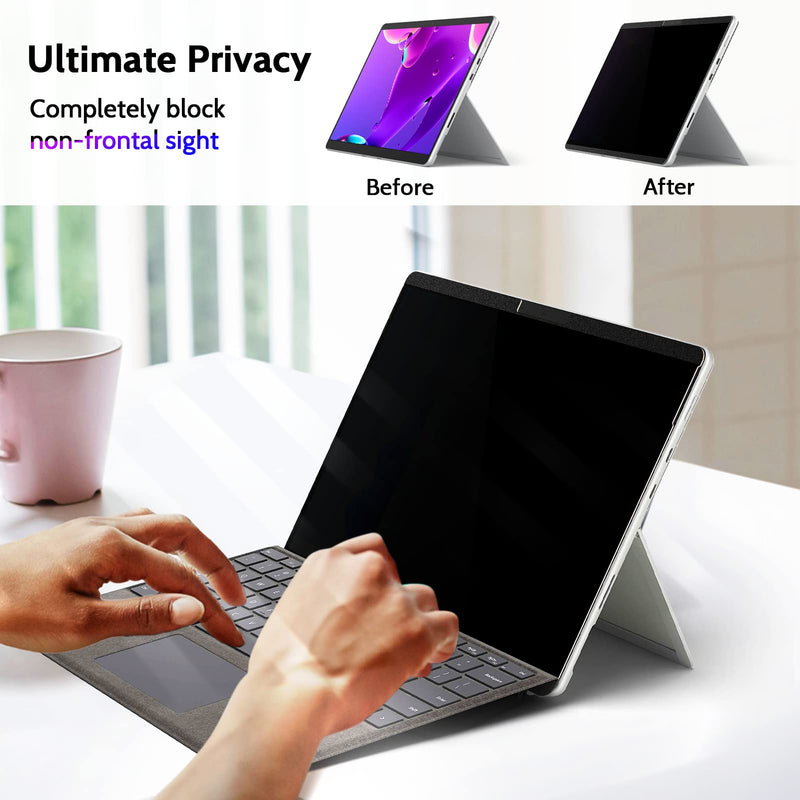 12.3 Inch Magnetic Privacy Screen Compatible With Surface Pro 7+/7/6/5/4/3, Removable Anti Blue Light Glare Filter, Black Security Private Apy Block Protector magnetic privacy filter for surface surface pro 7+/7/6/5/4/3 -12.3inch