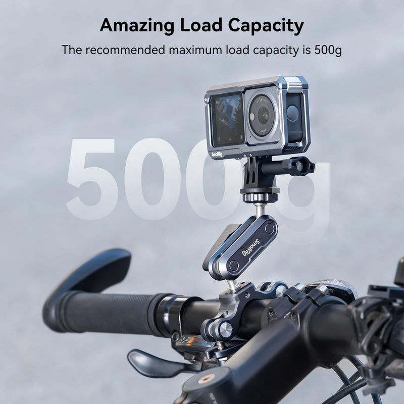[AUSTRALIA] - SMALLRIG Bike Motorcycle Handlebar Mount for Gopro, Pole and Roll Bar Mount, CNC All-Metal 22-32mm for Action Cameras Gopro, Insta360 and DJI - 4191 