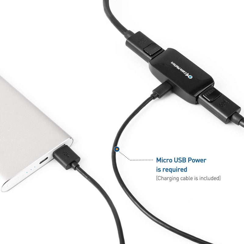 Cable Matters VESA Certified DisplayPort 2.1 Cable 2m/6.6ft, Support 40Gbps DP40 8K 60Hz, 4K 144Hz in Black & Active 8K DisplayPort Repeater, DisplayPort 1.4 Repeater