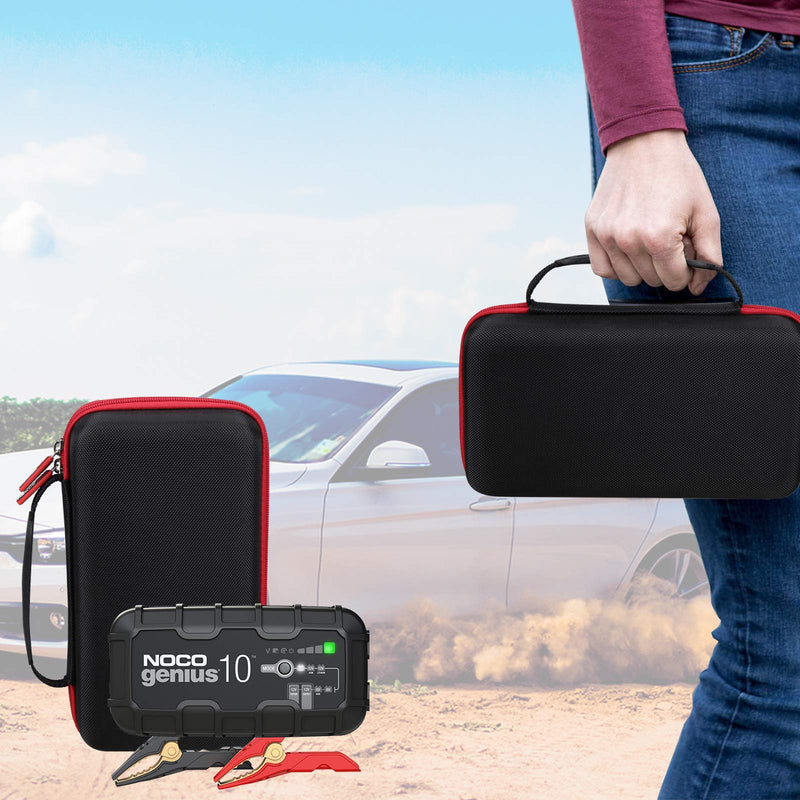 FBLFOBELI Hard Travel Case Compatible with NOCO GENIUS10, 10-Amp Fully-Automatic Smart Battery Charger (Case Only) for NOCO GENIUS10
