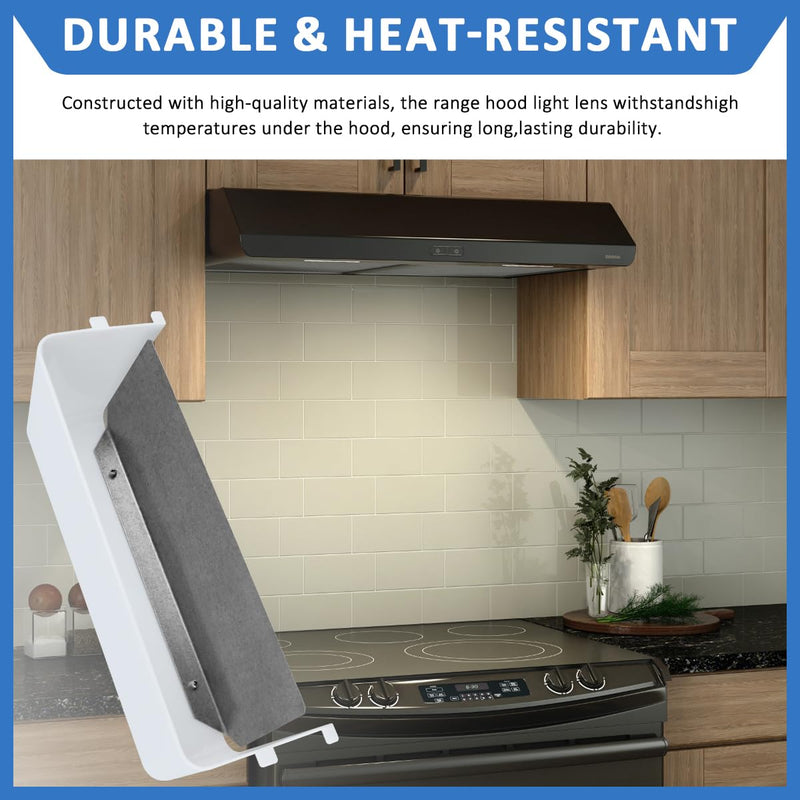[AUSTRALIA] - SNTK7504000 Range Vent Hood Light Lens Replacement for Bro-an qt20000 & Ken-more Range Hood, Replaces SNTK7504000 K7613000 K7613-000 NTK7504000 K7504000 AP3378324 949658 