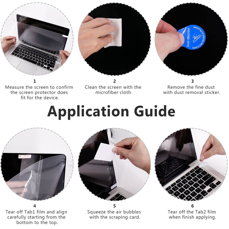 2 Pack 21.5 Inch Anti Glare Screen Protector, Eye Protection Anti Scratch Matte Screen Protector for 21.5 Inch with 16:9 Aspect Ratio Monitor Screen