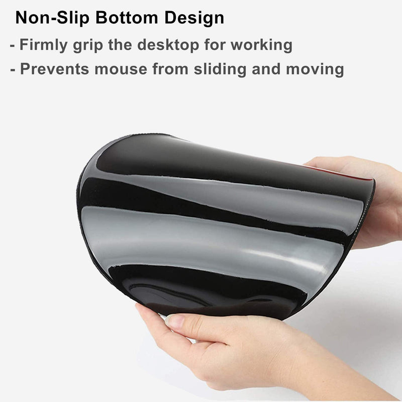 Mouse Pad with Wrist Support, Non Slip Mousepad Wrist Rest for Office, Computer, Laptop & Mac- Durable & Comfortable & Lightweight Ergonomic Support Mouse Mat (Beige Purple Marble-Wrist) Beige Purple Marble-wrist