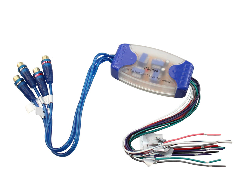 [AUSTRALIA] - 4 Channel Line Out Converter Hi to Low Level RCA Output PS4800 Car Audio Parts 