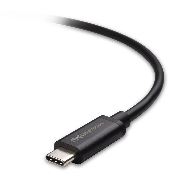 [Intel Certified] Cable 20 Gbps Thunderbolt 3 Cable 6.6 Feet (USB C Thunderbolt Cable) in Black Supporting 100W Charging