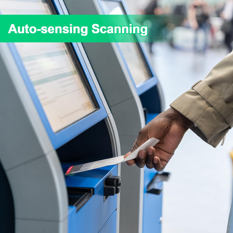 Symcode 2D Barcode Scanner - Fixed Mount, Ultra-Rugged Metal Cover, Auto Sensing 1D 2D QR Code Scanner