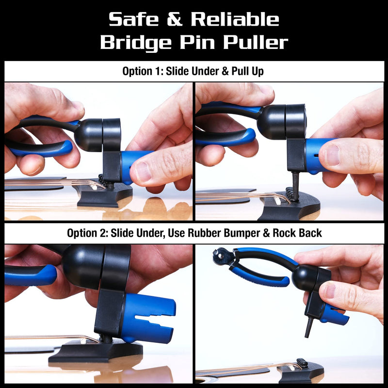 MusicNomad 6 pc. Guitar String Change Tool Kit with Winder, Cutter, Puller, Tune-It, Hex Wrench & Screwdriver (MN218)