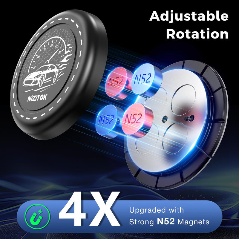 Magnetic Radar Detector Mount & Type-C to RJ11 Power Cable