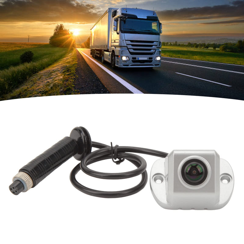 150° Viewing Angle Side View Camera with 4 PIN Aviation Head Night Vision Blind Spot Camera for RV, Van, Truck & Bus Safety (1080P) 1080P