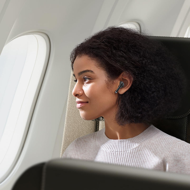 1 Hora Wireless Earbuds Bluetooth 5.3, Sports Headphones Deep Bass in-Ear Earphones, Premium Sound with Charging Case, Compatible with iPhone, Android Smartphone, Tablet, Laptop Black