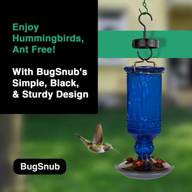 [AUSTRALIA] - Hanging Ant Guard (3-pack)- Waterless Ant Defense for Hummingbird Nectar Feeders, Unique Upside-down Design, No Liquid Moat, Metal Hooks 3 Pack 