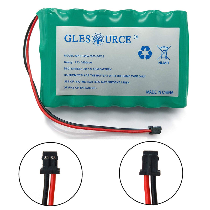 [AUSTRALIA] - 7.2V 3600mAh Battery Compatible with DSC IMPASSA SCW9057 SCW9055 6PH-H-4/3A3600-S-D22 9057 SCW-9057 SCW-9055 9057 Wireless Security System Alarm Panel 