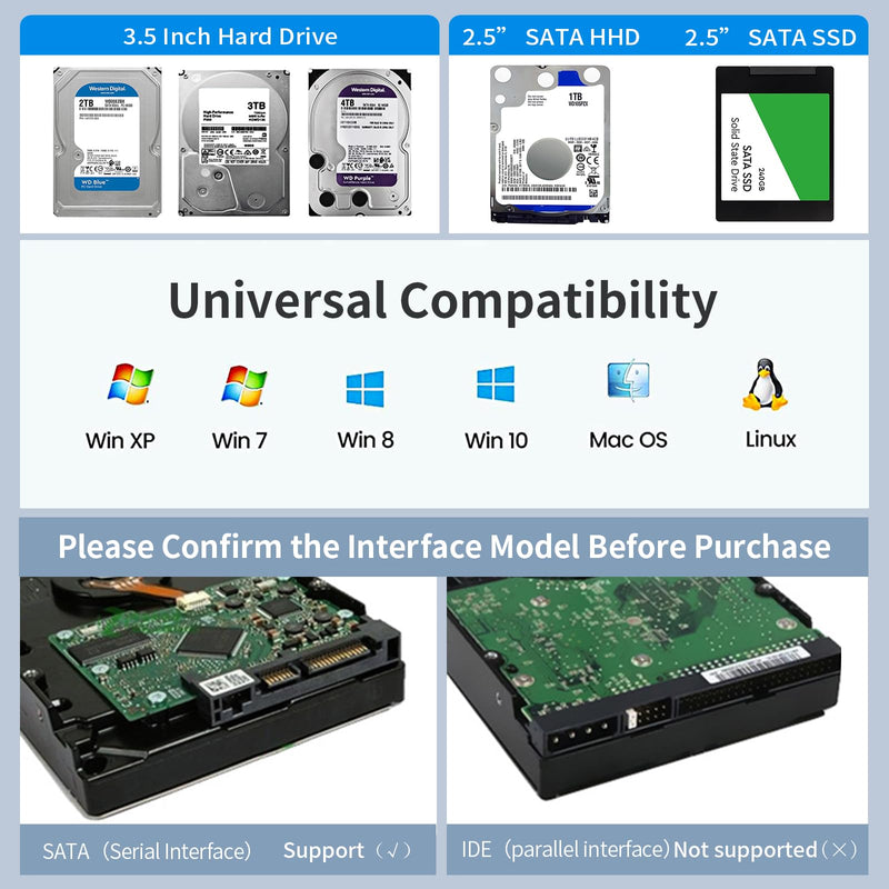 HDD Enclosure+ M.2 Enclosure Bundle