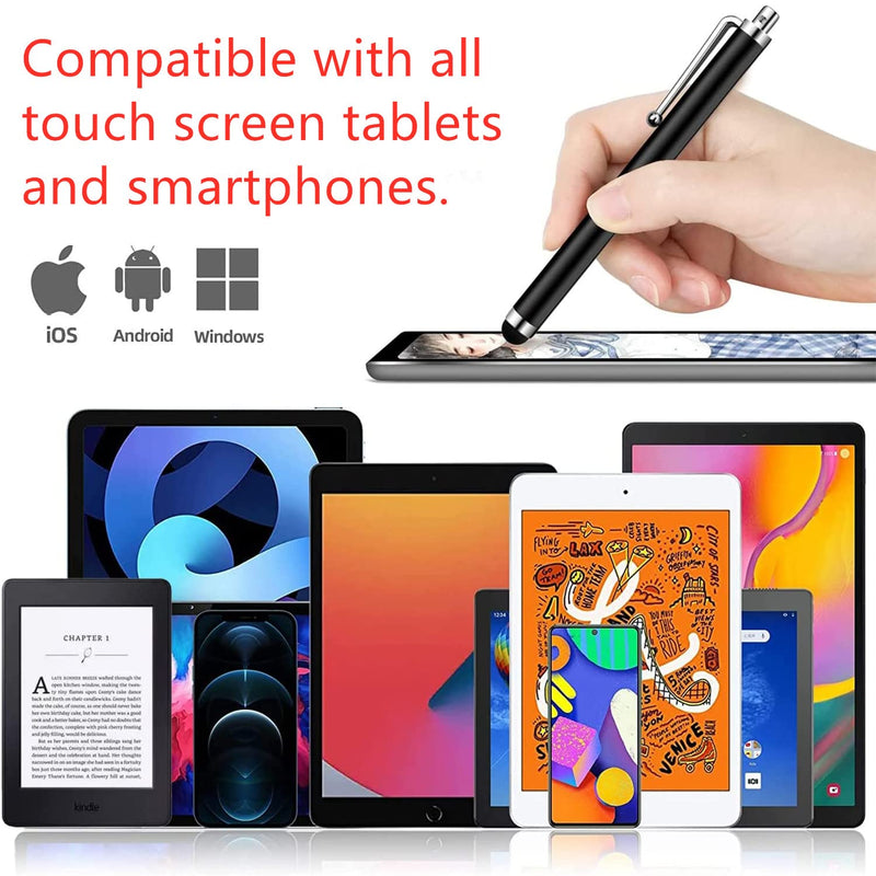 ANRANK SP3115AK 3 Pack Stylus Pens for Touch Screens iPad iPhone Tablets Samsung Galaxy All Universal Touch Screen Devices