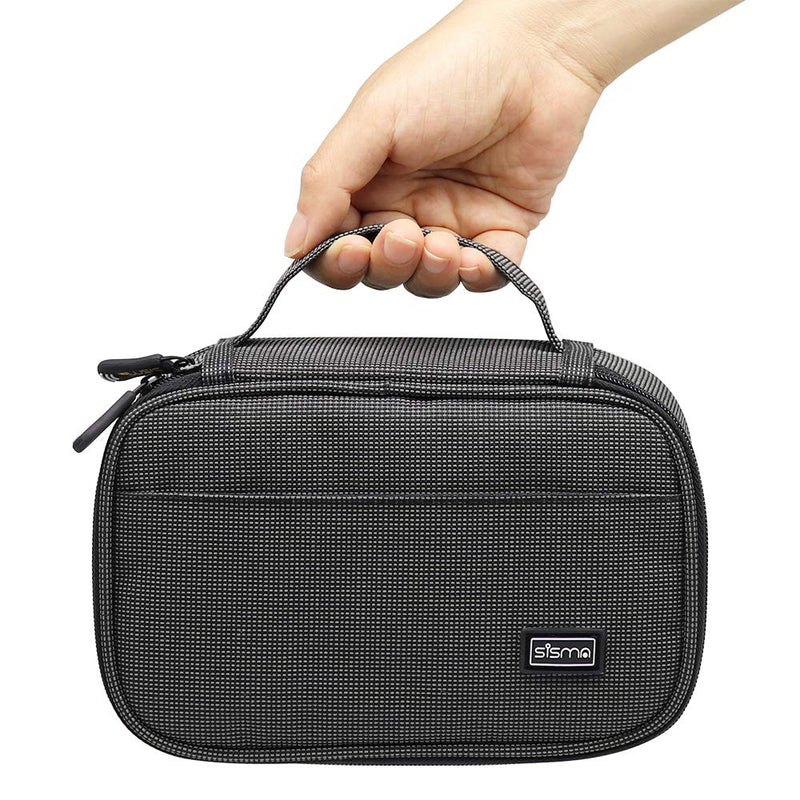 sisma Travel Electronics Organizer Small Electronic Accessories Carrying Bag for Cords Phone Chargers Cables Earbuds Adapter Mouse - Special Edition Starlight Special Edition