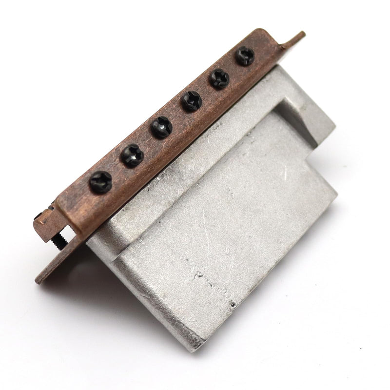 [AUSTRALIA] - 52.5mm ST Guitar Tremolo Bridge Vintage guitar bridge set for Squier/Mexico Fender Strat Stratocaster Electric Guitar Replacement (Red copper) Red copper 