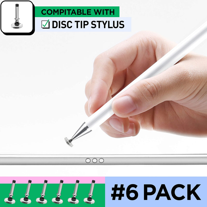 Disc Tips Replacement, Capactive Stylus Pen Disc Tip for OASO Pen (6 Pack)