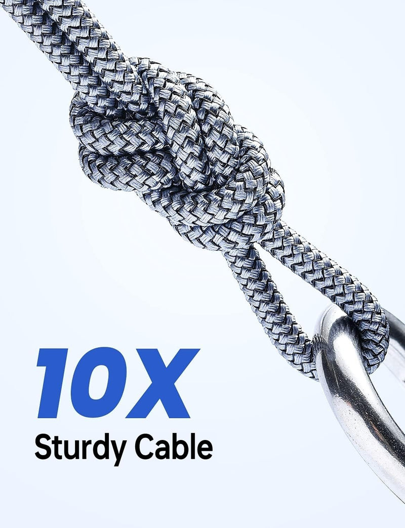 AINOPE USB 3.0 A to A Male Cable, [6.6FT] [Never Rupture] USB Male to Male Cable Double End USB Cord Compatible with Hard Drive Enclosures, DVD Player, Laptop Cool-Grey 6.6FT Grey 1