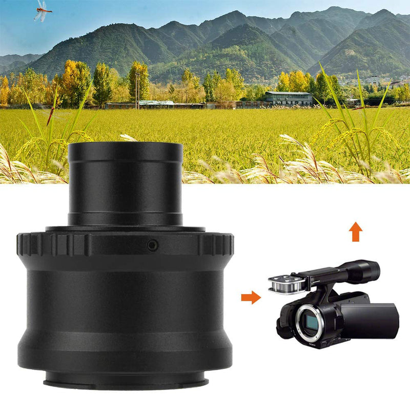 [AUSTRALIA] - T2-NEX Metal 1.25 inch Telescope Mount Adapter Ring to fit for NEX E Mount Camera, Black 