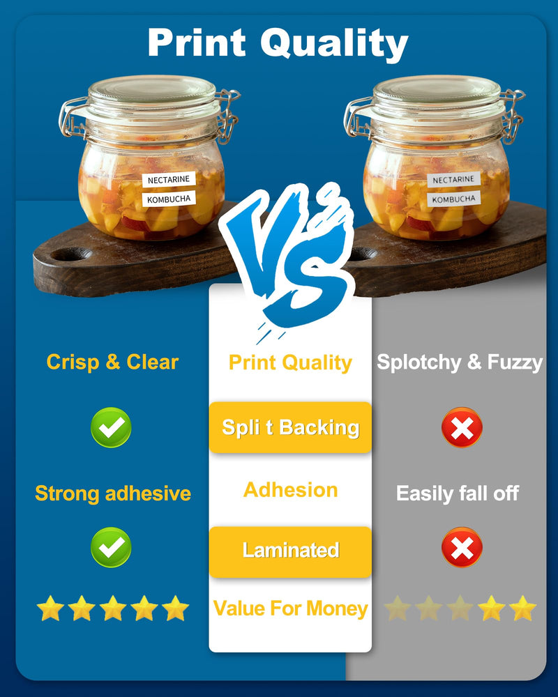 12mm 0.47 Laminated White Label Tape Relpacement for TZe-231 Brother Label Maker Tape, AZe Black on White Label Tape Compatible with Brother P Touch Label Maker PT-D210 PT-H110 PT-D220 PT-D400, 4 Pack