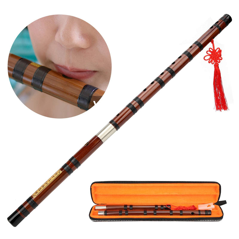 C Key Professional Bamboo Flute Walfront 8 Years Dried Dizi Bitter Bamboo Flute With Golden Embossed Body Flute Film And Solid Flute Film Glue Traditional Chinese Instrument