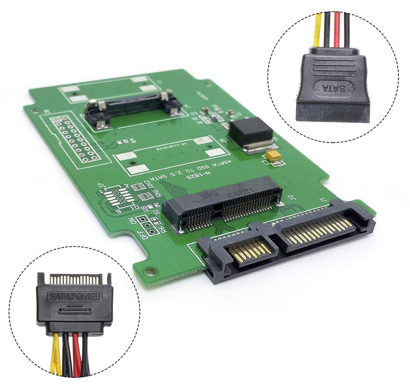 Mini Skater 7.87 Inch Length SATA Power Cable 15-Pin Male to 2 x 15-Pin Female Power Extension SATA Y Splitter Cable Adapter Line for Chassis and Hard Drive Power,1Pcs Black B