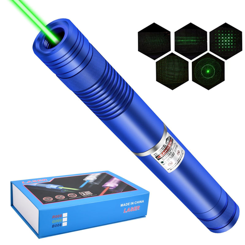 Green Laser Pointer, Long Range 20000 Feet Green Laser Pointer High Power with Star Cap for Night Astronomy Outdoor Camping Hunting