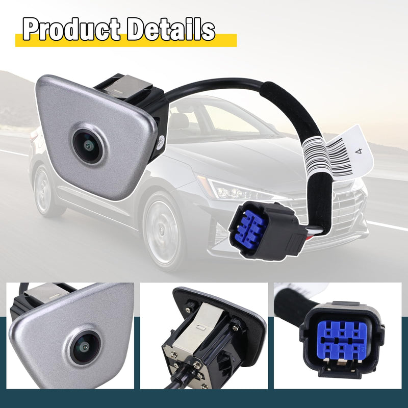 Rear View Backup Camera Reverse Parking Assist Camera | Compatible with Hyundai Elantra 2019 2020, Replaces # 99240-F2000, 99240F2000, 99240 F2000