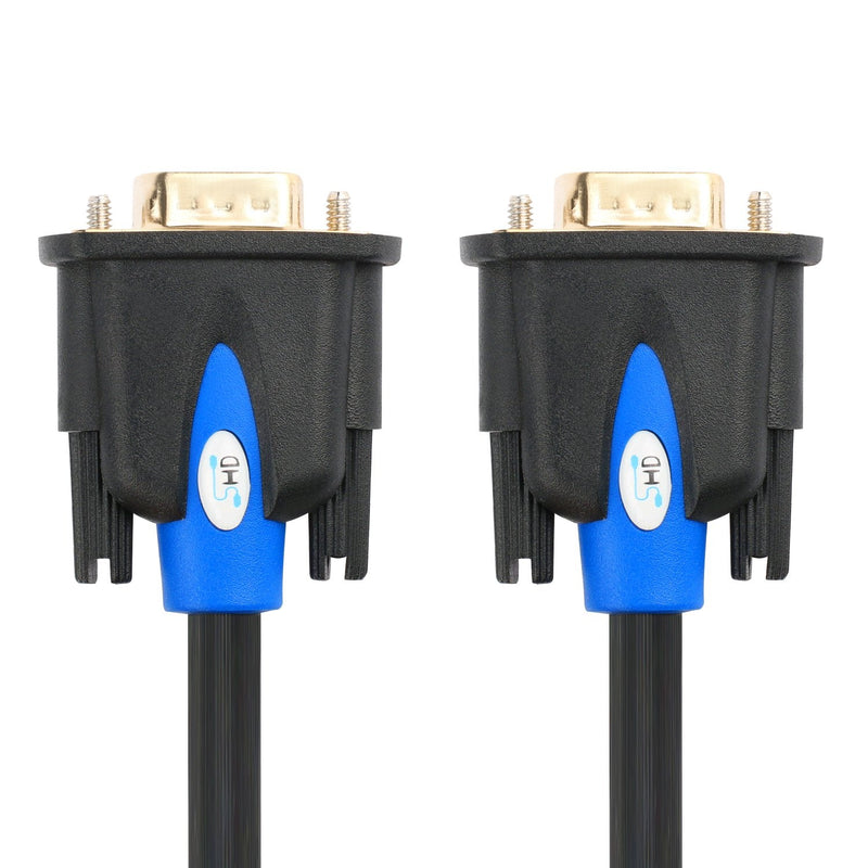 SHD VGA Cable, VGA to VGA HD15 Monitor Cable for PC Laptop TV Projector-15Feet 15Feet