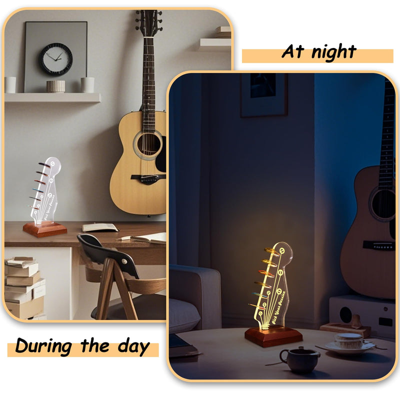 YuanDian Light up Guitar Pick Holder Style Guitar