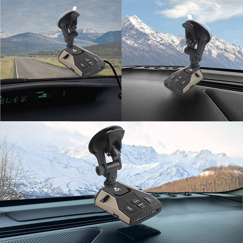Suction Radar Detector Mount, Windshield & Dashboard Radar Holder Compatible with Cobra Radar Detectors Cobra RAD 450, 8-Band, ESD-6100, ESD-7000, XRS-9300, PRO-9780 and All Recent Models