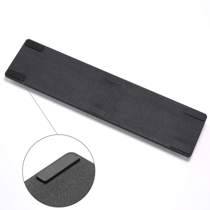 LTC Keyboard Wrist Rest, Cushion Support Pads for Keyboard, for Office, Gaming, Computer PC Laptop Mac Typing, with PU Leather & Anti-Slip Rubber Base, Angle Inclined (60% Compact, White) 60% Compact