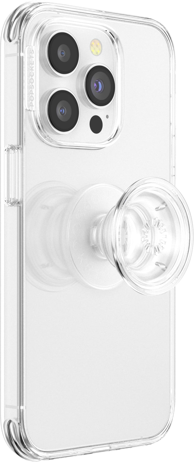 PopSockets Translucent Phone Grip with Expanding Kickstand, PopSockets for Phone, Translucent PopGrip - Clear Adhesive