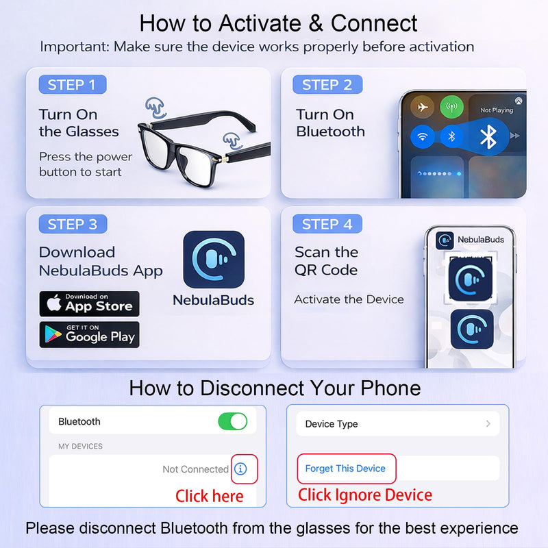 AI Smart Audio Translation Glasses with Real-Time Language Translation 139 Languages via App, Bluetooth Open-Ear Eyewear, AI Assistant, Photochromic Sunglasses, Meeting Recorder for Travel Business