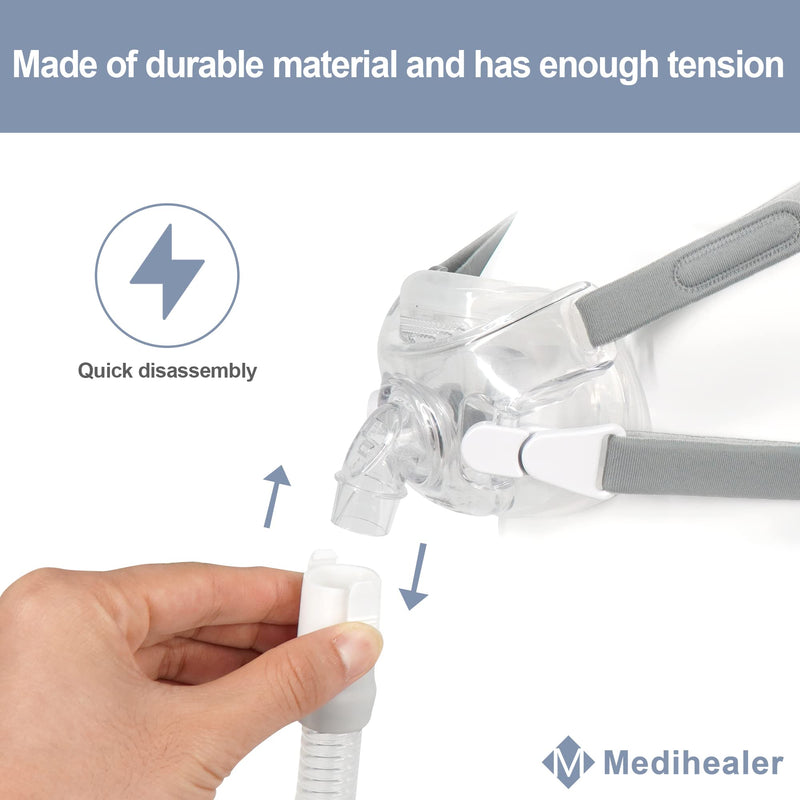 2 Packs Quick Release Tube Compatible with Amara View, Only Short Tube for AV, No Elbow, Improved Design and Upgraded Material,Great Value Supplies by Medihealer.