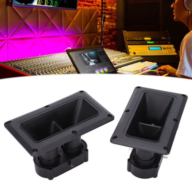 [AUSTRALIA] - Piezoelectric Speaker Dual Driver Tweeter Horn, 98dB Sensitivity, Ceramic Driver, Wide Dispersion Speakers for DJ Speakers, Studio Monitors, Karaoke Speakers 