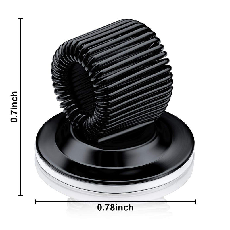 Pen Holder Clips Manganese Steel Pen Holder Self Adhesive Pen Pencil Organizer with Adjustable Spring Loop for Refrigerator Whiteboard Erase Board and Bulletin Board Map (10) 10