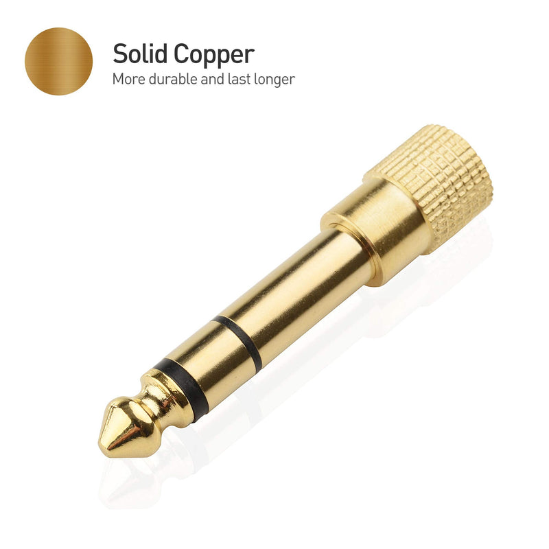 [AUSTRALIA] - Cable Matters 5-Pack 1/4 to 1/8 Headphone Adapter 