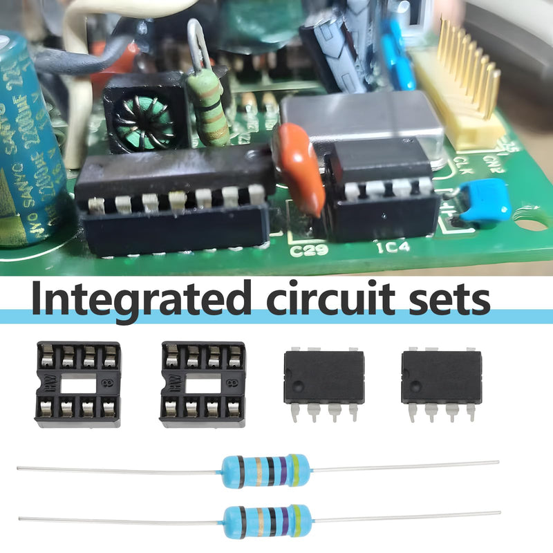 OTOTEC 2 Sets 7 Pin TNY266PN Chip / 47 Ohm Resistor 3 Watt/Socket 2 Each For Repairing Dishwashers, Washing Machines And Tumble Dryers