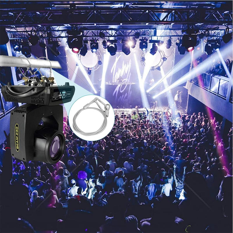 5 Pack Stage Light Safety Cable Stainless Steel Security Wire for Lighting, Luggage, Garage Goor, Camera Silver 5/64in * 20in