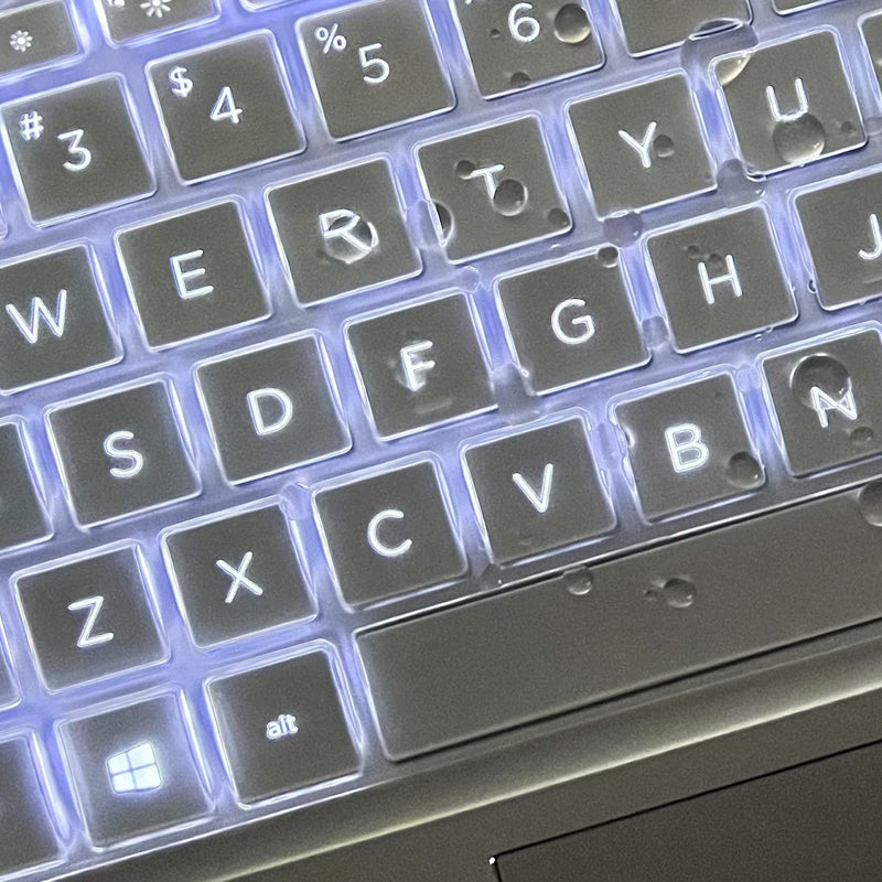 Keyboard Cover for 15.6 HP Laptop 15-dw 15-dy 15-ef 15-da/db/bs/cs/ce 15t 15z 15-dy2024nr 15-dy2075tg 15-dy2073dx 15-da0012dx 15-db0011dx 15-dw1053dx 15z-ef2000 15t-dy200 15-cs3025od 15-ce3065cl Clear