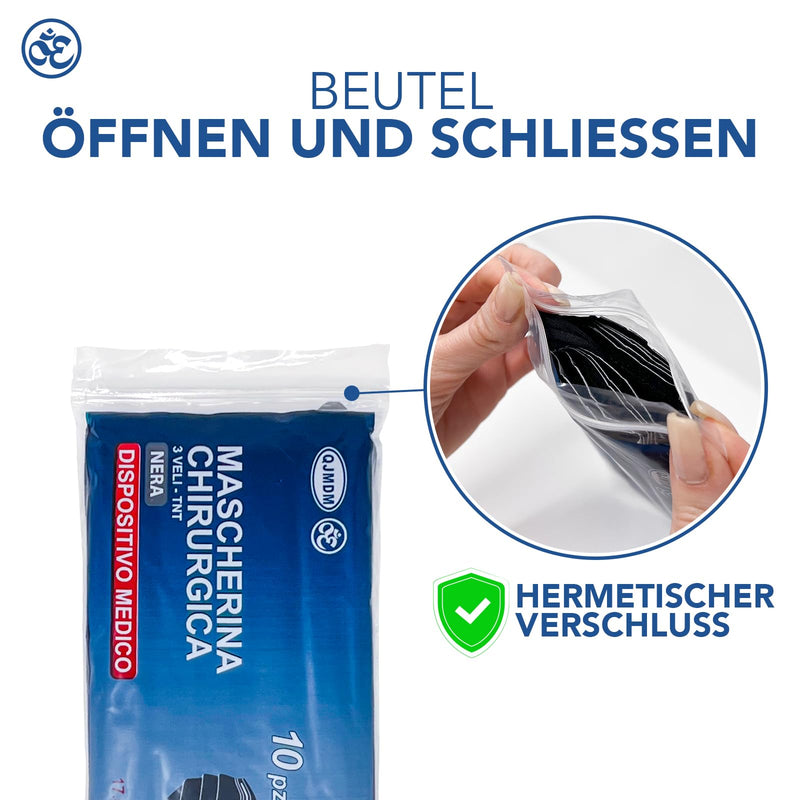 Stone&Stone Medizinisch Type IIR Norm black