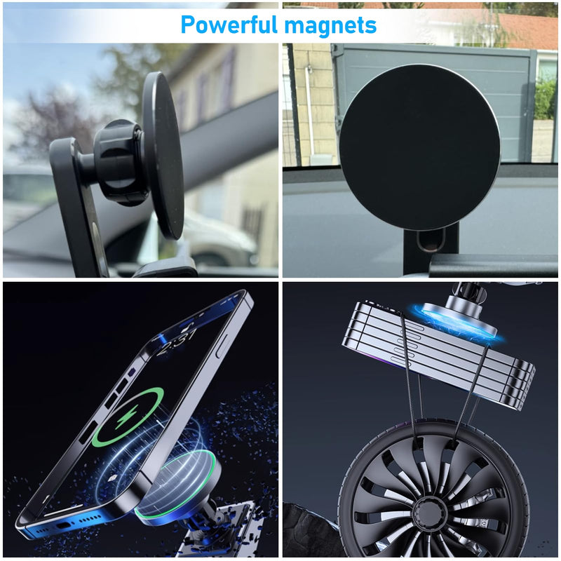 for Chevy Suburban Tahoe/GMC Yukon Magnetic Phone Holder 2021-2024 | Cell Phone Mount Automobile Cradles for 10.2 inch Touch Screen,360° Rotation Yukon Phone Holder Anti-Shake,Black 19-23 Tahoe Phone Mount 10.2in