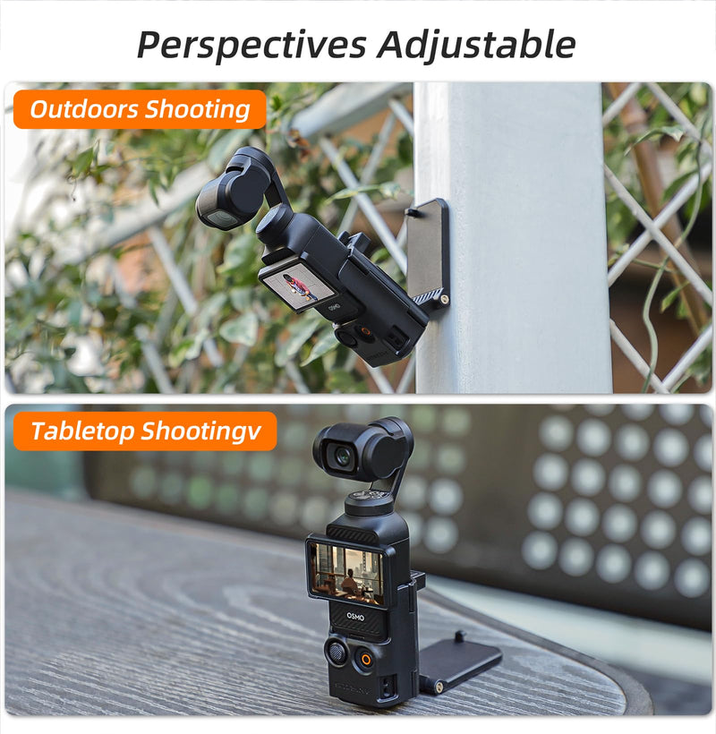 Magnetic Camera Desktop Base Stand Holder Compatible with DJI OSMO Pocket 3, Multifuctional Magnetic Bracket Mount Expansion Adapter Magnet Steering Holder Bracket for DJI OSMO Pocket 3 Accessories