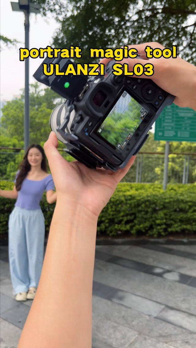 Ulanzi SL03 Mini Flash Speedlite - GN8 Powerful 6500k On-Camera Flash Light, 4 Power Levels, Compatible with Sony ZV-1/ZV-E10/Canon/Nikon/Fuji/Panasonic/Leica/Olympus, Not Fits Sony ZV-1F Black