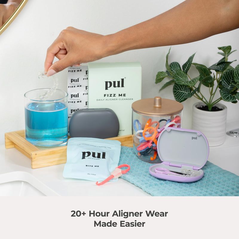 [AUSTRALIA] - PUL Pack of 3 Aligner Removal Tool – Invisalign Remover Tool & Retainer Hook for Clear Aligners, Trays & Night Guards – Reusable Invisalign Accessories, Aligner Hooks & Retainer Removal Hook – White 3 Pack 