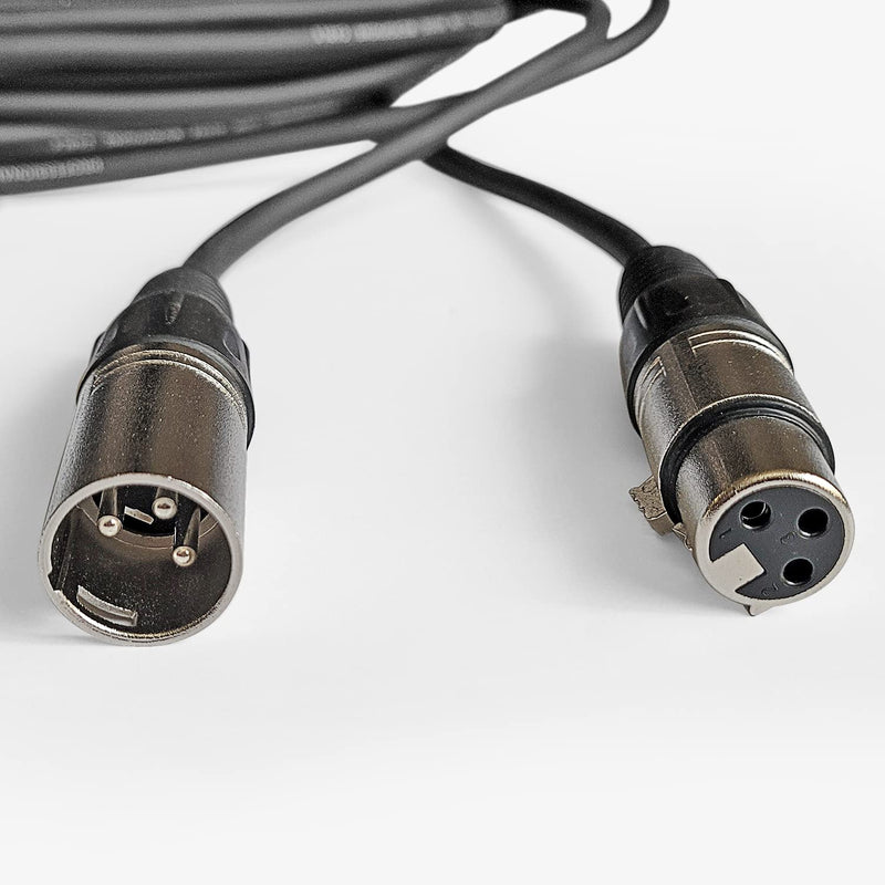 AxcessAbles XLR Male to XLR Female Microphone Audio Cables (2 Pack) 2 Pack 20FT XLR to XLR